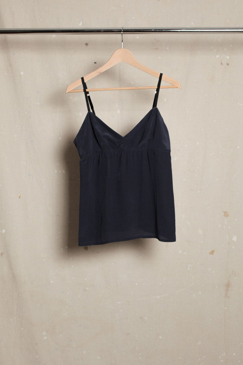 Cropped Silk Camisole